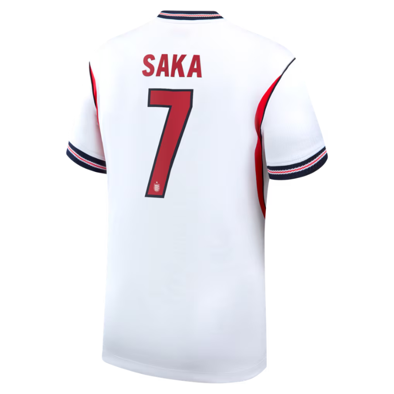 Bukayo Saka England National Team Nike 2026 Home Stadium Jersey - White