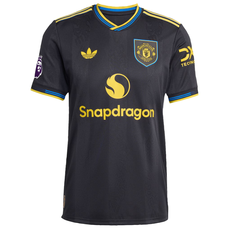 Cristiano Ronaldo Manchester United adidas 2025/26 Third Player Jersey - Black