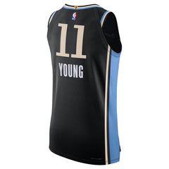 NBA Nike Trae Young Atlanta Hawks Authentic Jersey - City Edition - Black