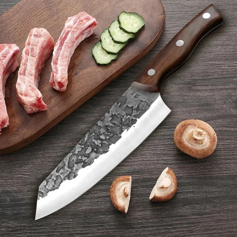 Japanese Chef’s Knife – Stainless Steel Butcher Knife for Meat, Fish & Vegetables-