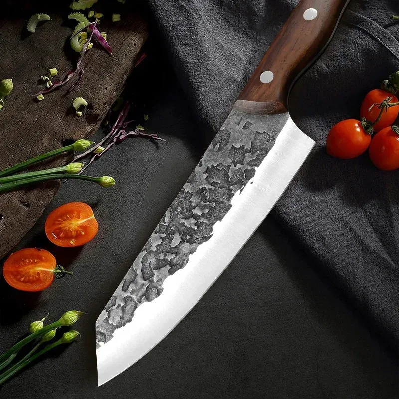 Japanese Chef’s Knife – Stainless Steel Butcher Knife for Meat, Fish & Vegetables-