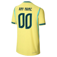 Brazil National Team Nike  2026 Home Match Custom Jersey - Yellow