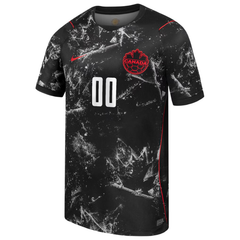 Canada Soccer Nike 2026 Away Stadium Custom Jersey - Black
