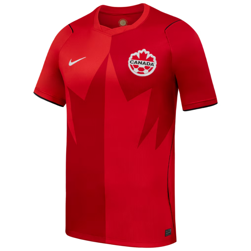 Canada Soccer Nike 2026 Home Stadium Jersey - Red