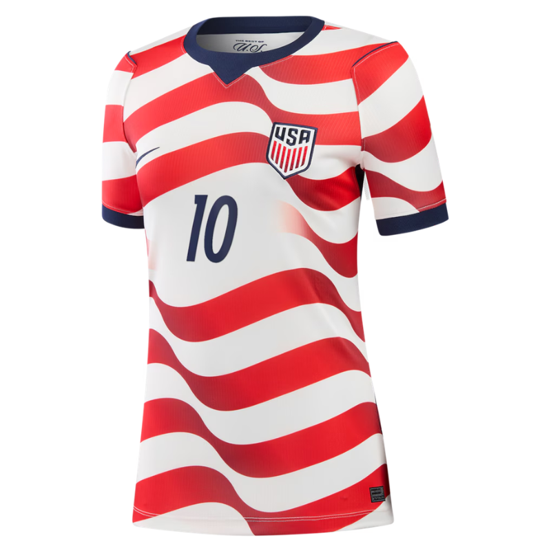 Christian Pulisic USMNT Nike Women's 2026 Home Stadium Jersey - White