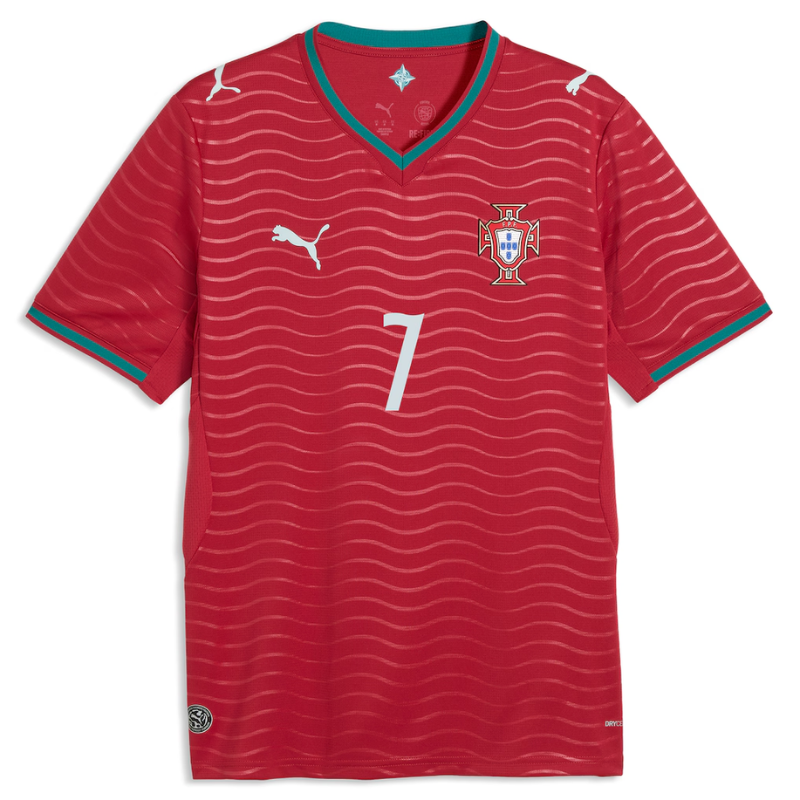 Cristiano Ronaldo Portugal National Team Puma 2026 Home Jersey - Red