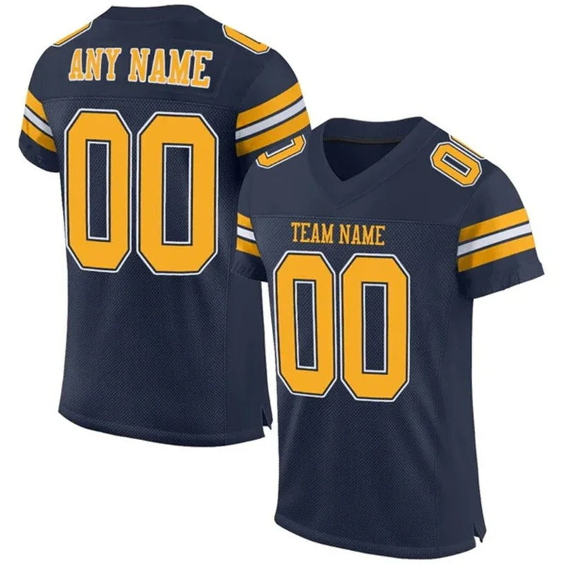 Custom Men's Athletic Jersey - Personalized Team Sports Shirt, V-Neck Performance Activewear