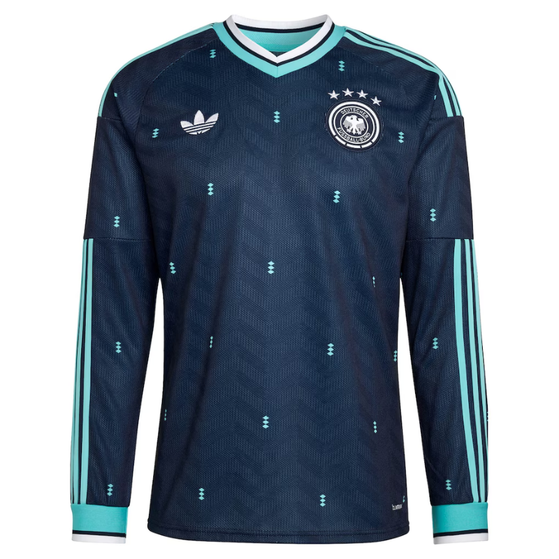 Germany National Team adidas 2026 Away Long Sleeve Jersey - Navy