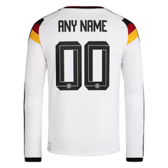 Germany National Team adidas 2026 Home Long Sleeve Custom Jersey - White