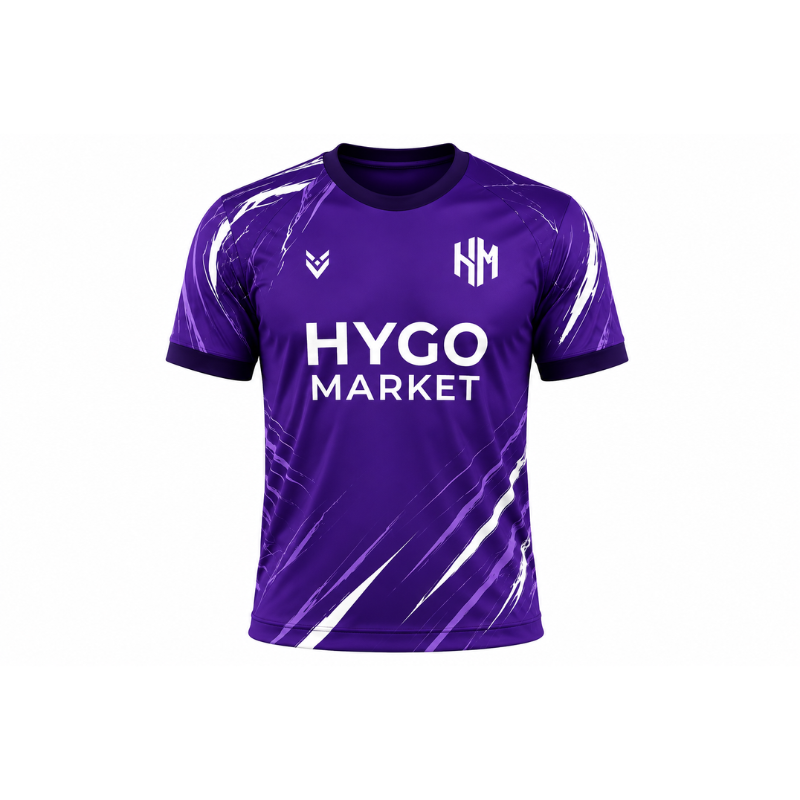 HYGO Market Purple Performance Football Jersey – Violet Edition