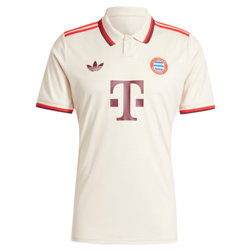 Jamal Musiala Bayern Munich adidas 2024/25 Third Player Jersey - Cream Adidas