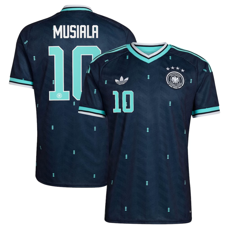 Jamal Musiala Germany National Team adidas 2026 Away Jersey - Navy