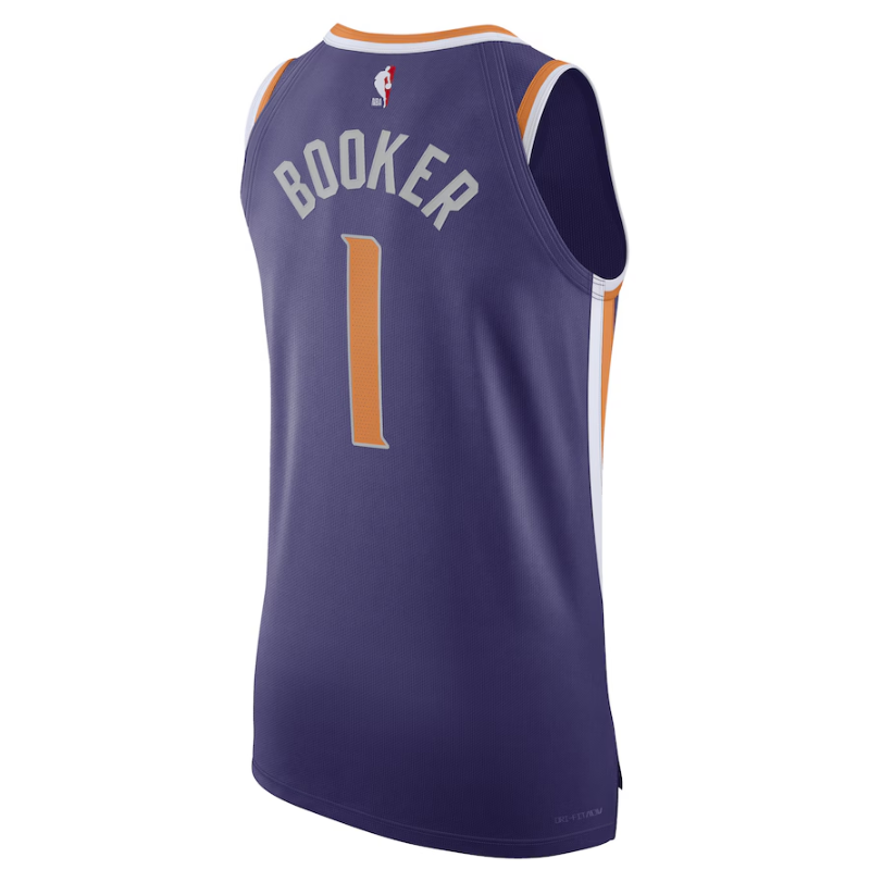 NBA Devin Booker Phoenix Suns Nike Authentic Jersey - Icon Edition - Purple