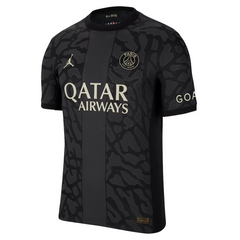Jordan Brand Ousmane Dembélé Paris Saint-Germain Anthracite 2023/24 Third Match Authentic Player Jersey Jordan Brand