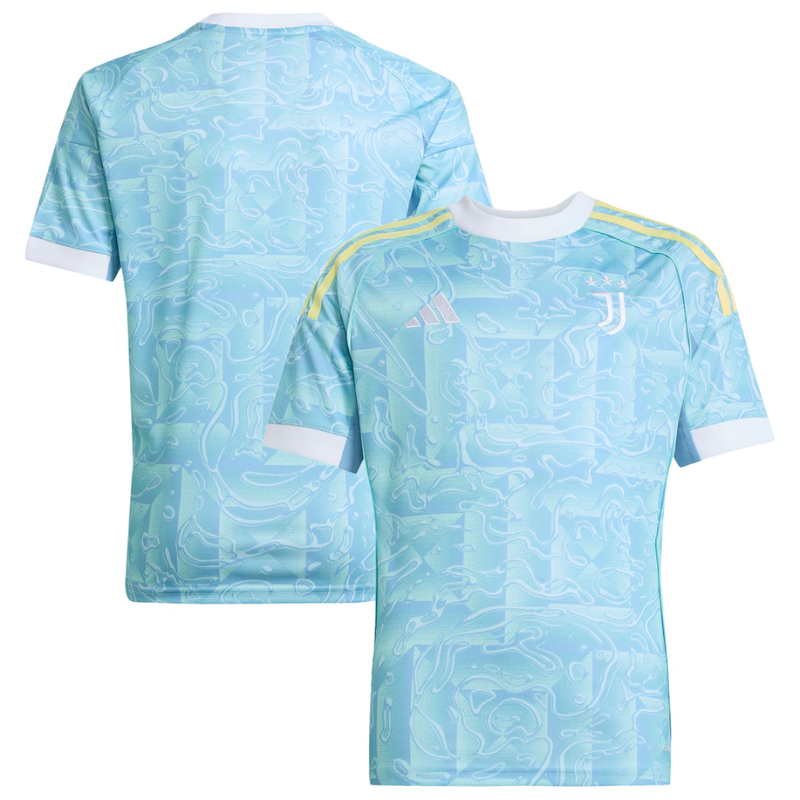 Juventus adidas Youth 2025/26 Away Jersey - Blue