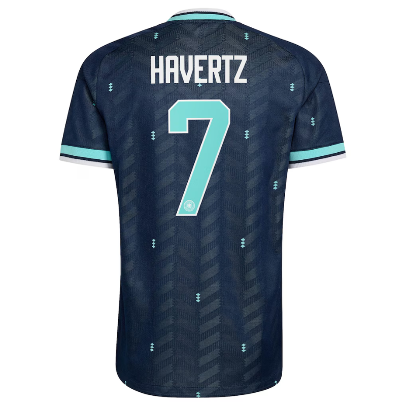 Kai Havertz Germany National Team adidas 2026 Away On-Field Jersey - Navy
