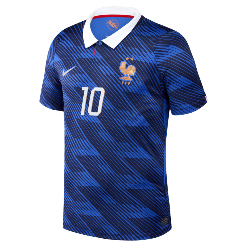 Kylian Mbappé France National Team Nike 2026 Home Stadium Jersey - Blue