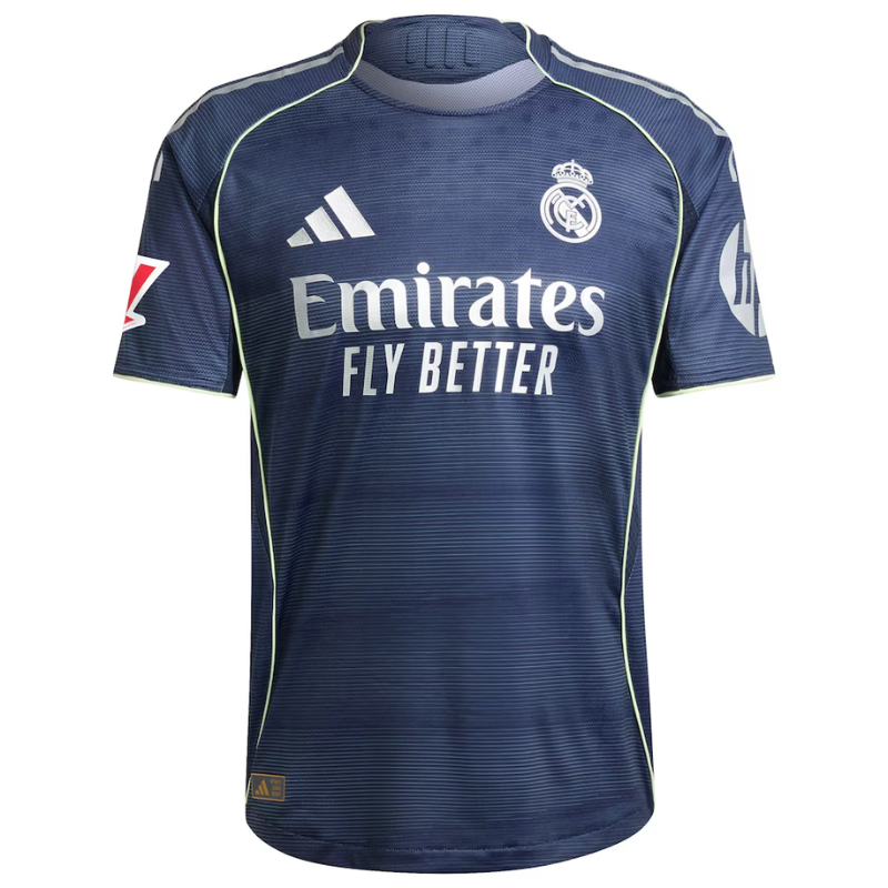 Kylian Mbappé Real Madrid adidas 2025/26 Away Authentic Player Jersey - Blue
