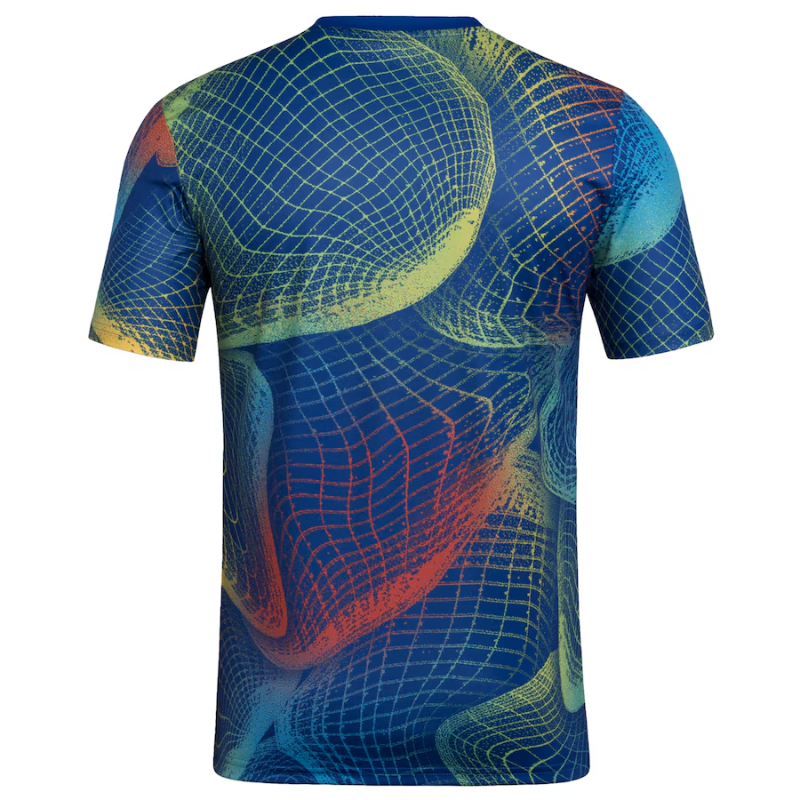 LA Galaxy adidas 2025 United We Play AEROREADY Pre-Match Top - Blue