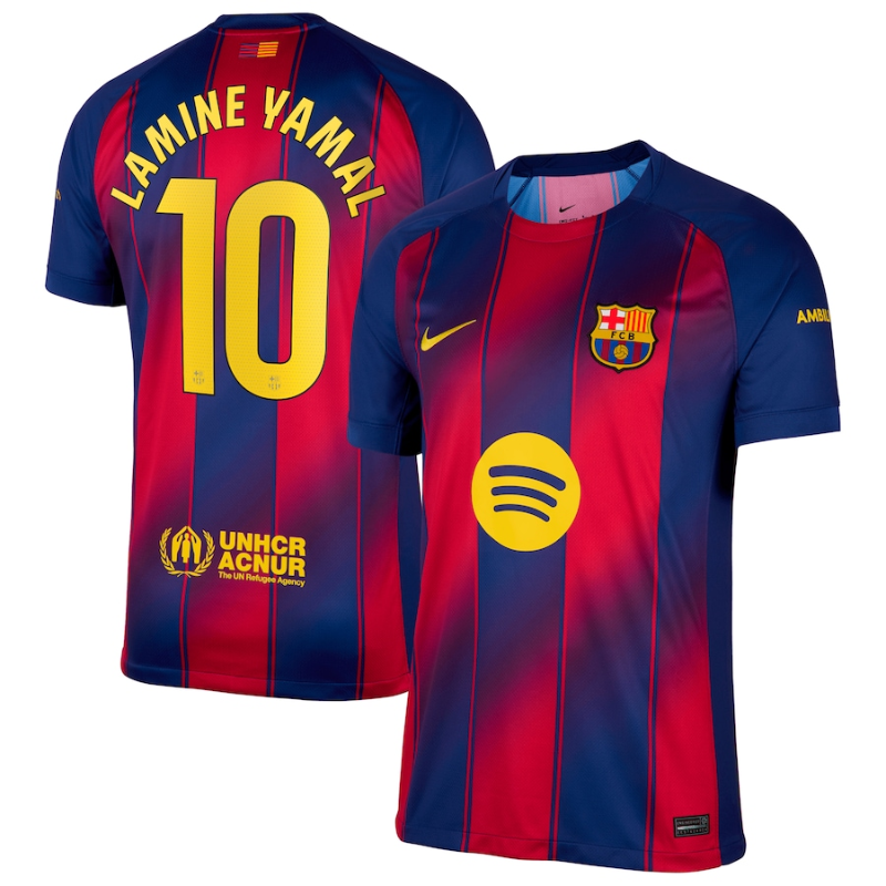 Lamine Yamal Barcelona Nike 2025/26 Player Jersey - Blue