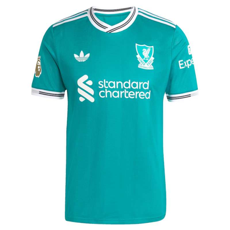 Liverpool adidas 2025/26 Third Authentic Jersey with Patch - Green Adidas