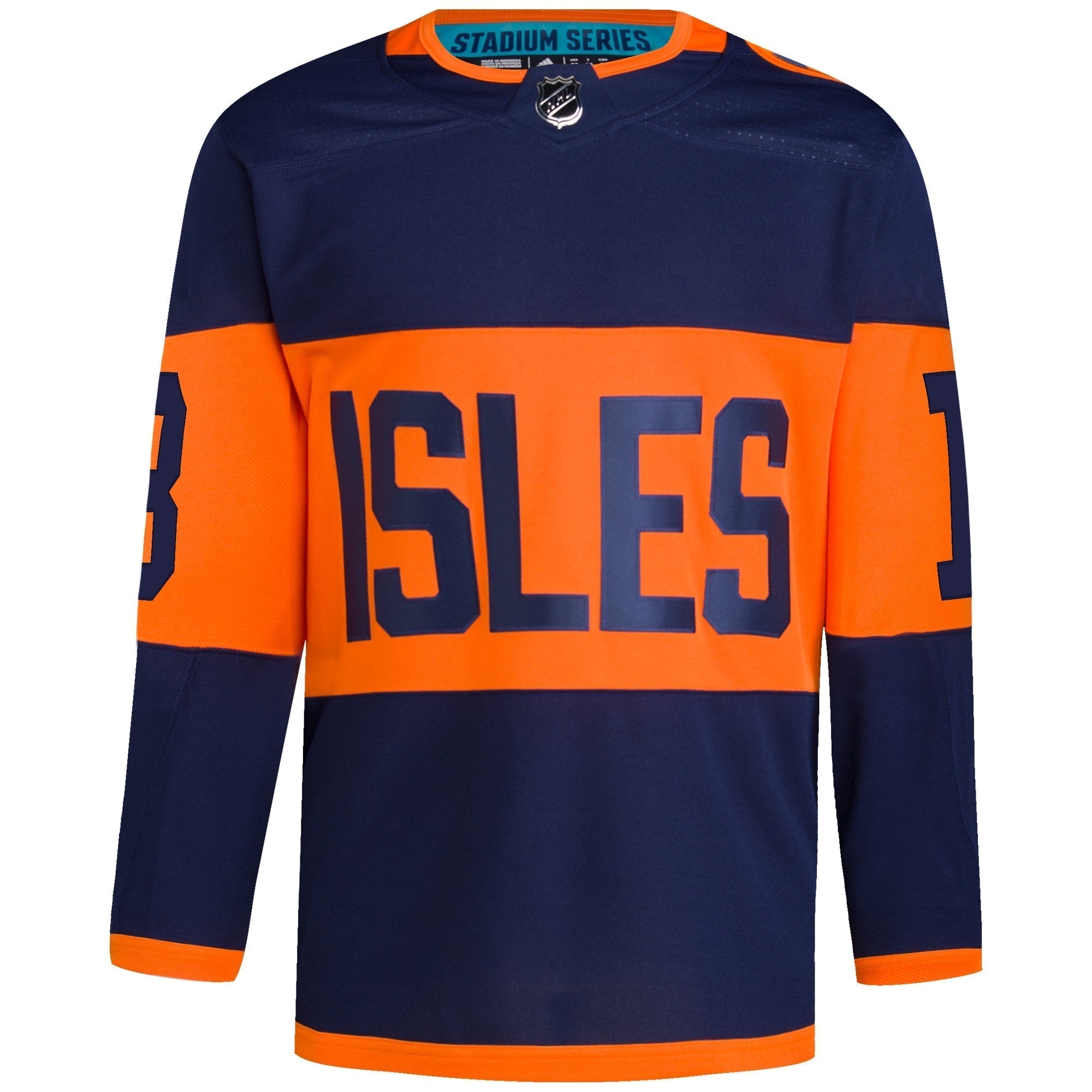 Mathew Barzal New York Islanders adidas 2024 NHL Stadium Series Primegreen Authentic Player Jersey – Navy Adidas