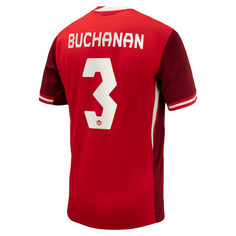Men's Nike Kadeisha Buchanan Red Canada Soccer 2024 Home Jersey