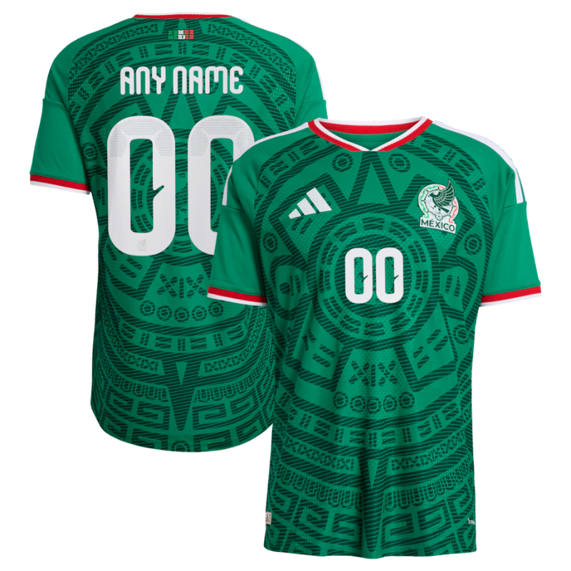 Mexico National Team adidas 2026 Home Custom Jersey - Green