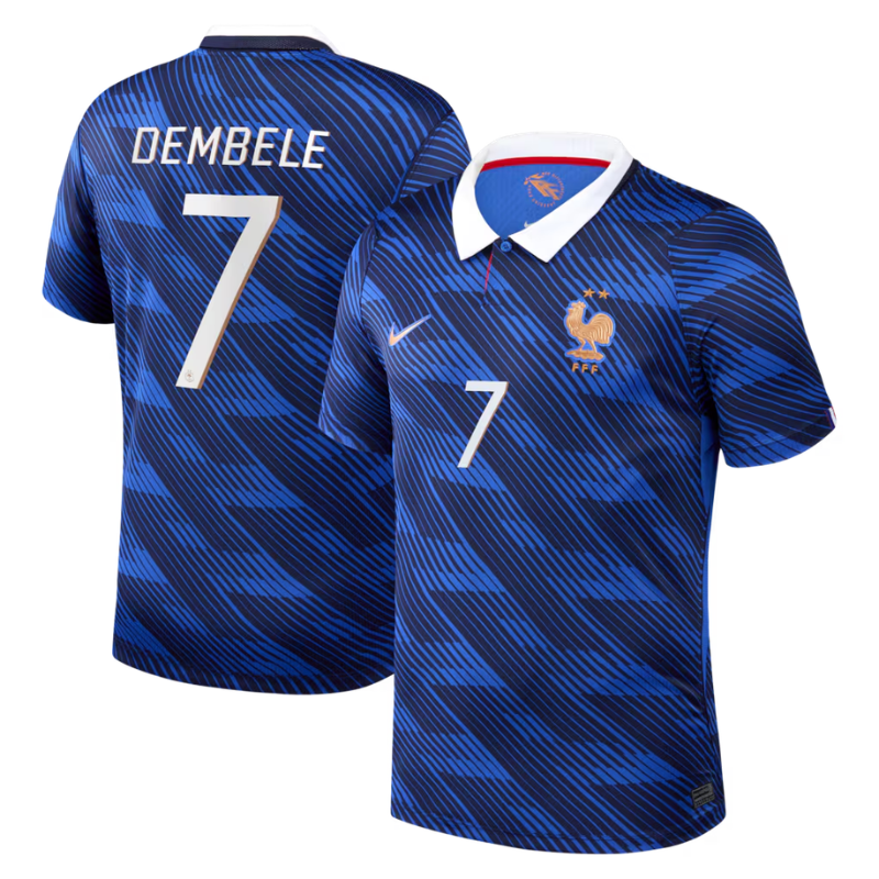 Ousmane Dembélé France National Team Nike 2026 Home Stadium Jersey - Blue