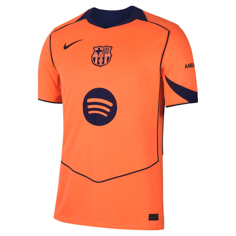 Pedri Barcelona Nike 2025/26 Third Player Jersey - Orange