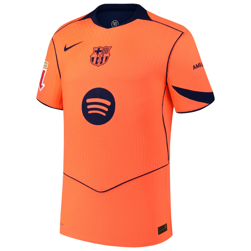 Raphinha Barcelona Nike 2025/26 Third Authentic Player Jersey - Orange