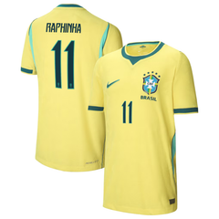 Raphinha Brazil National Team Nike 2026 Home Match Jersey - Yellow