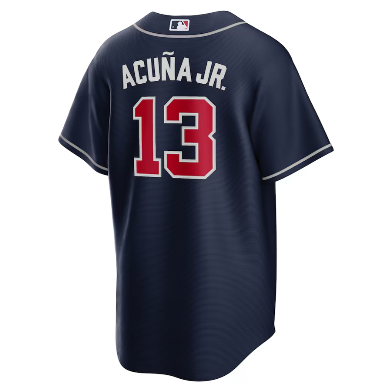 Ronald Acuna Jr. Atlanta Braves Nike Alternate Player Name Jersey - Navy