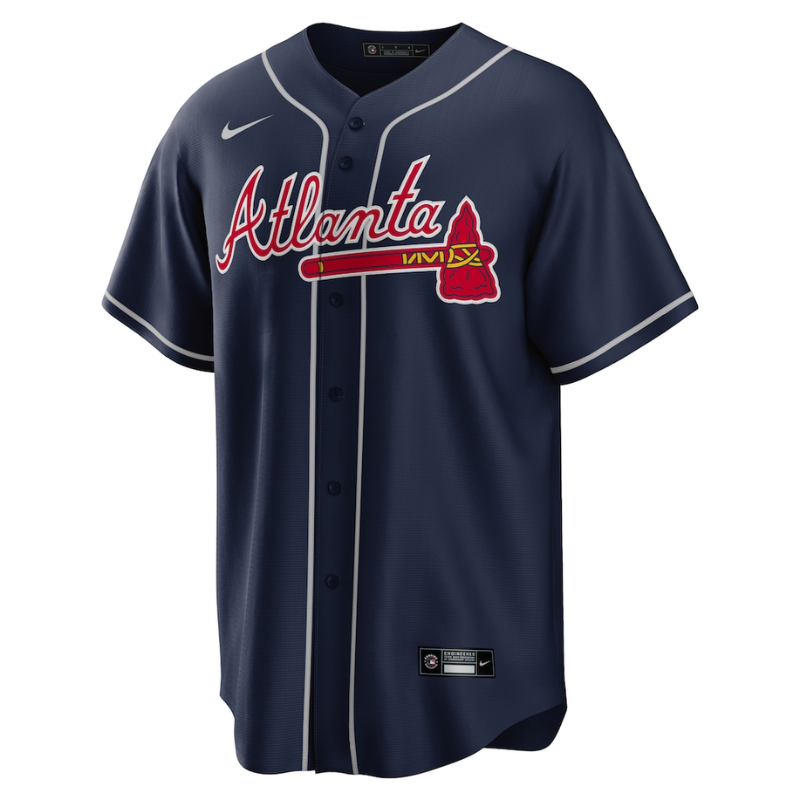 Ronald Acuna Jr. Atlanta Braves Nike Alternate Player Name Jersey - Navy