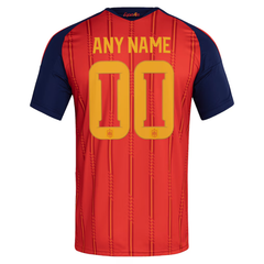 Spain National Team adidas 2026 Home Custom Jersey - Red