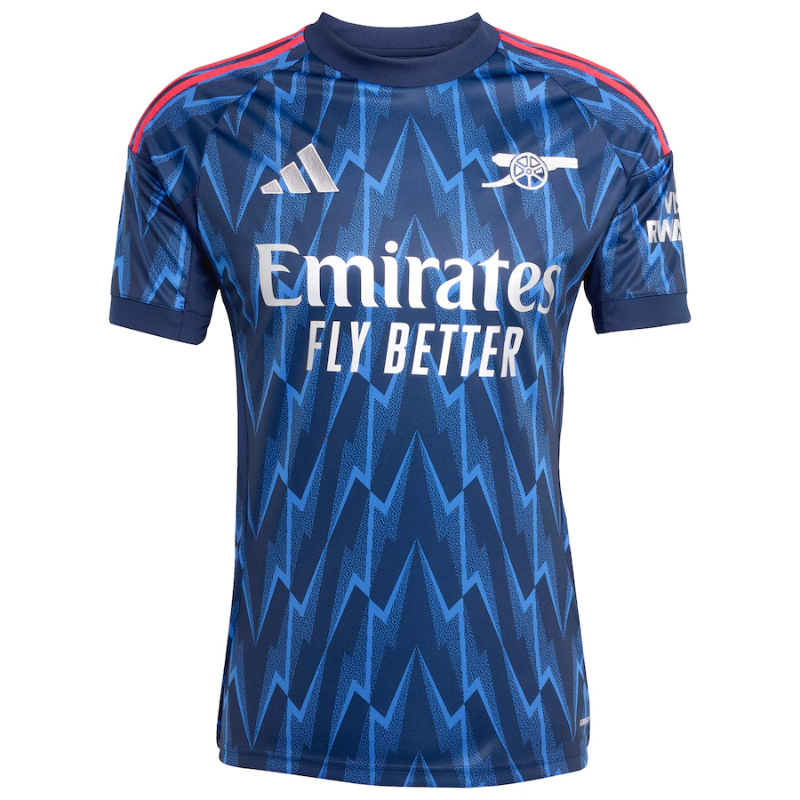 William Saliba Arsenal adidas 2025/26 Away Player Jersey - Blue Adidas