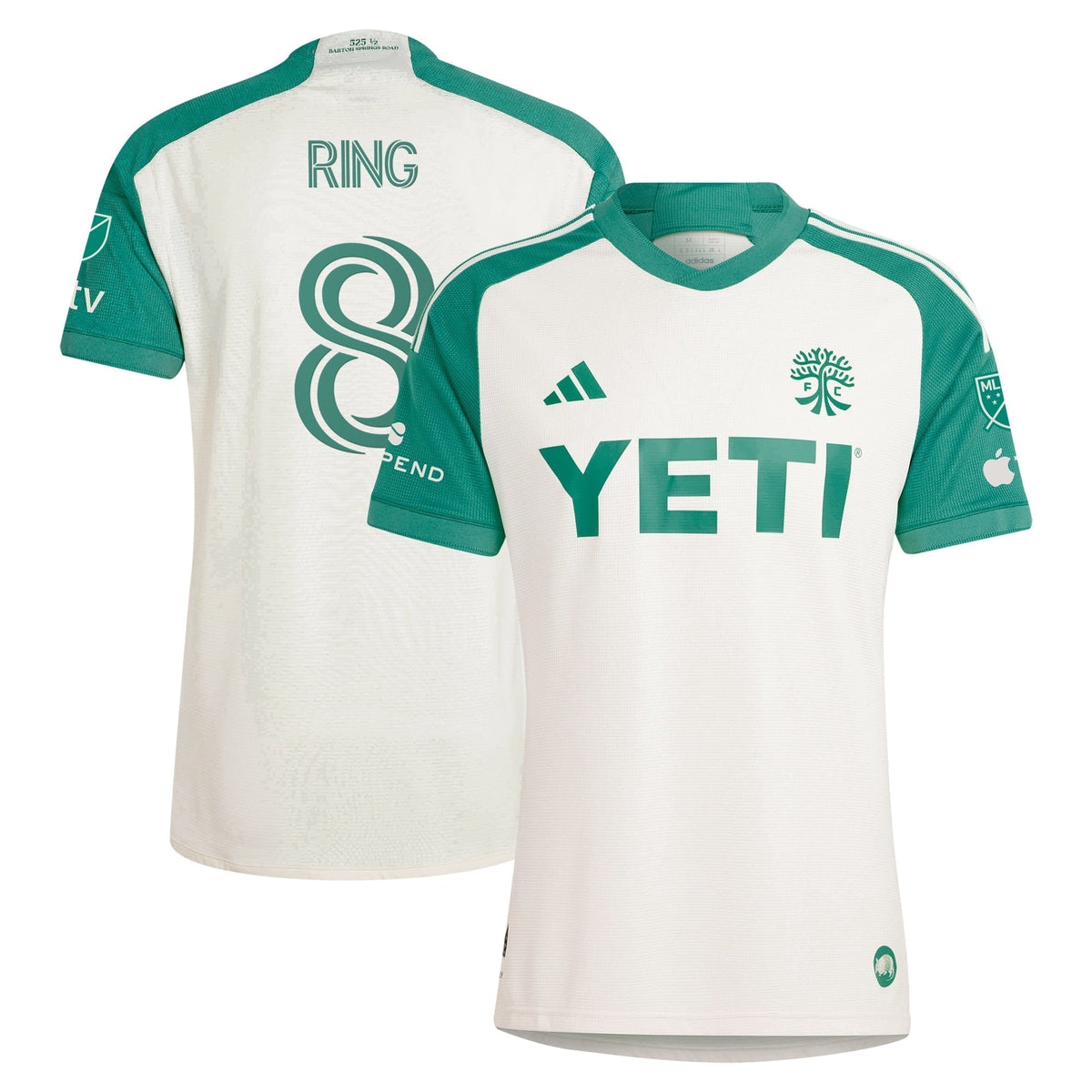 Alexander Ring Austin FC adidas 2024 The Armadillo Kit Authentic Player Jersey – Tan adidas
