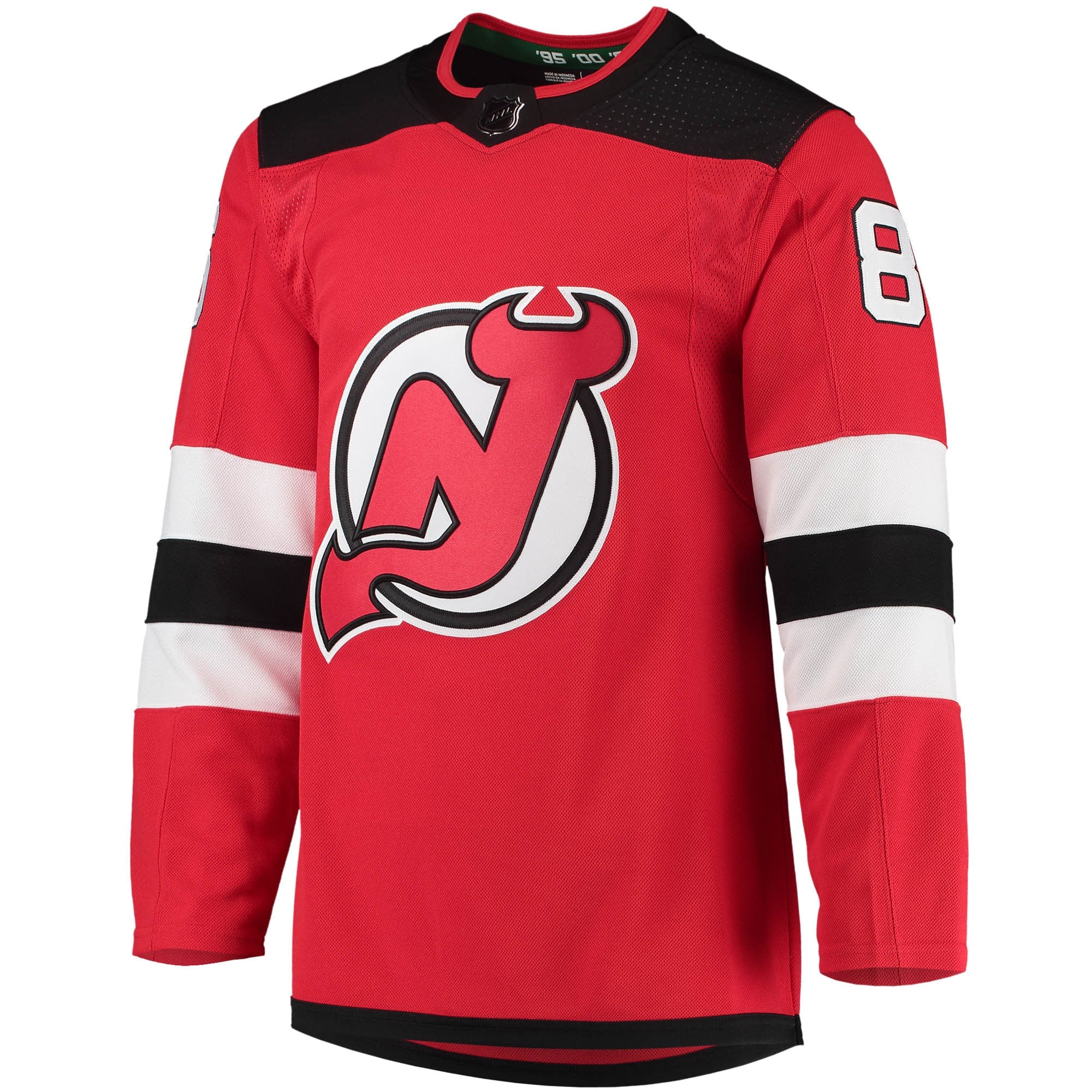 Jack Hughes New Jersey Devils adidas Home Primegreen Authentic Player Jersey - Red adidas