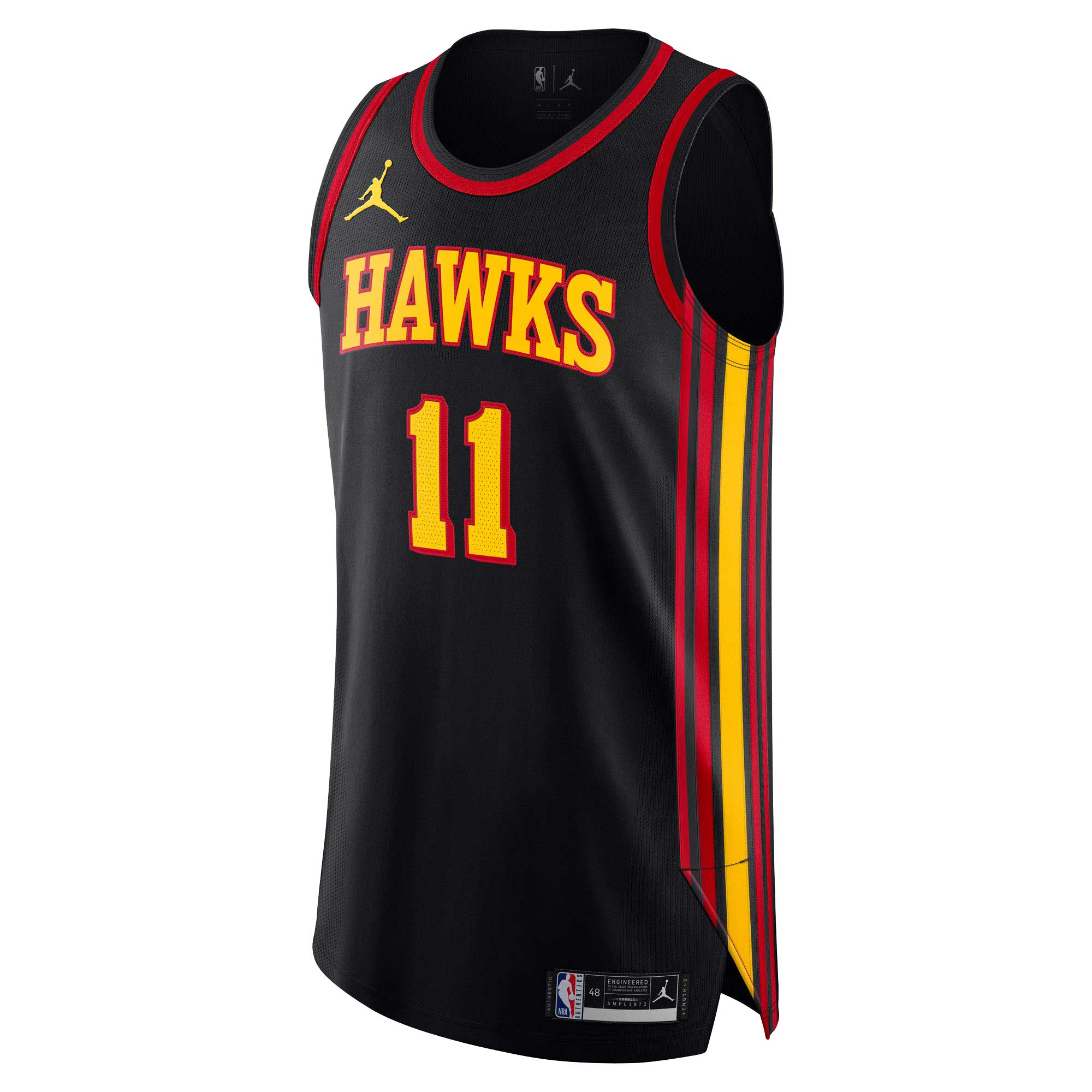 NBA Trae Young Atlanta Hawks Jordan Brand Authentic Player Jersey - Statement Edition - Black